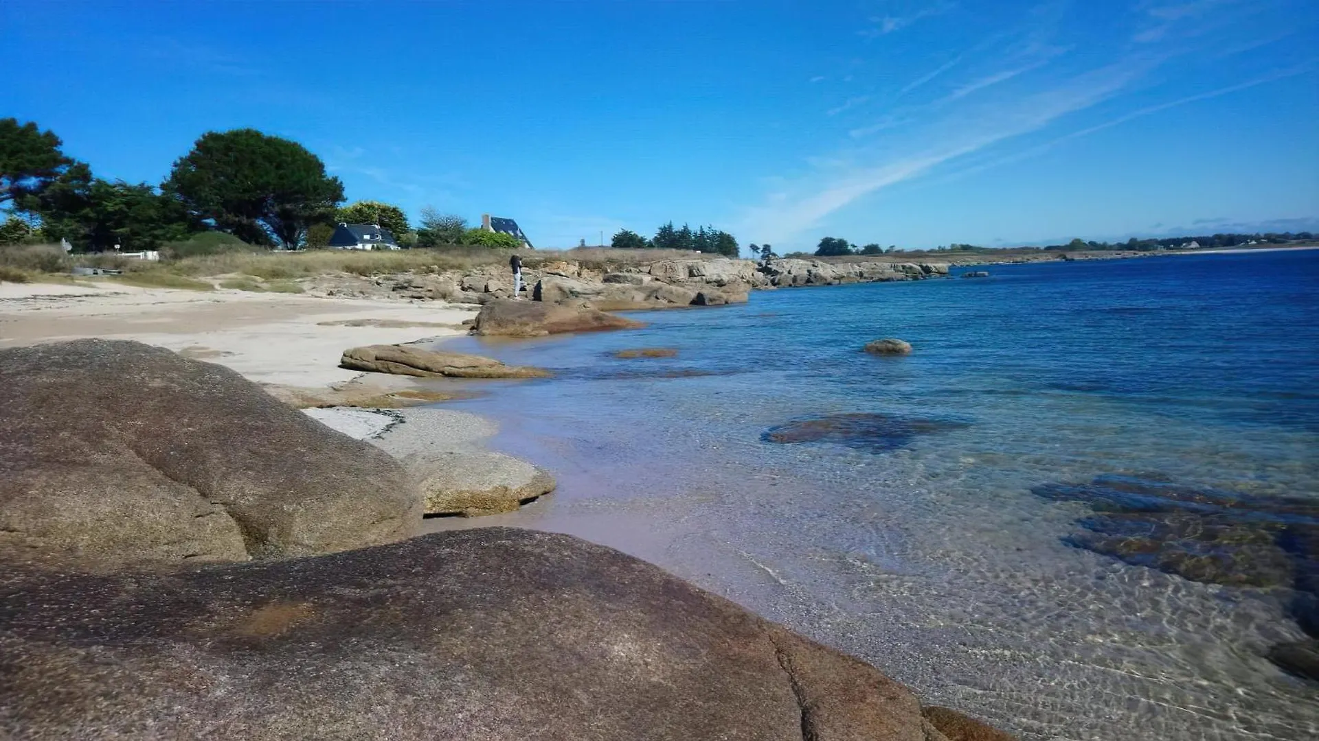 Trevarec Au Cabellou - Appartement Jardin Sur La Plage كونكارنو شقة